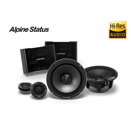 Alpine HDZ-65C Status kaksitie-erillissarja