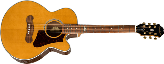 Epiphone EJ-200SCE Coupe Western Guitar (Vintage Natural )