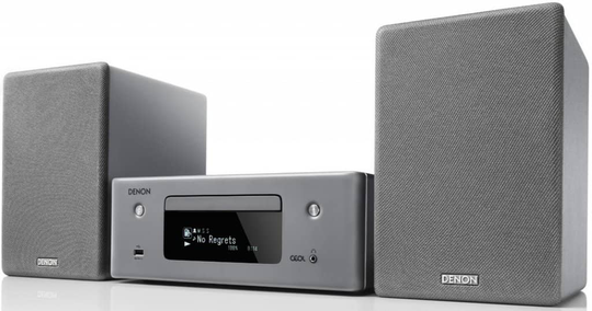 Denon CEOL N10 stereopaketti, harmaa