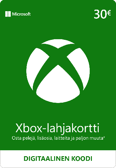 Xbox-lahjakortti 30€