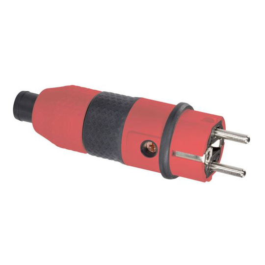 ABL ABL1529140 Pistotulppa IP54, 2,5 mm² Punainen/musta