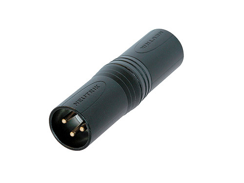 Neutrik NA3MM Musta -