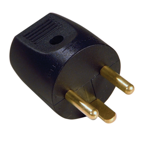 DK 230V pistotulppa uros/maadoitettu - XL Connectors