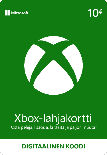 Xbox-lahjakortti 10€