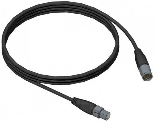 DMX-kaapeli XLR-uros 5-pinninen XLR-naaras 5-pinninen 1 meter - Adam Hall
