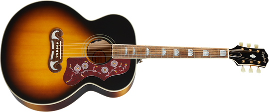 Epiphone J-200 Western Guitar (Aged Vintage Sunburst Gloss )