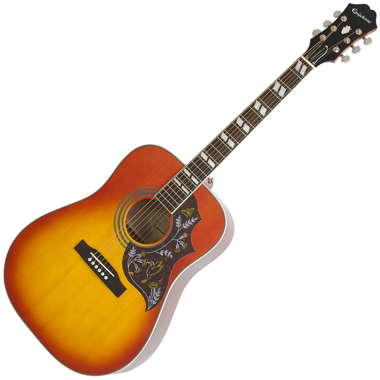 Epiphone Hummingbird Studio Western Guitar (Faded Cherry )
