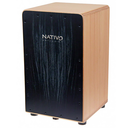 Nativo Percusion, Cajon Inicia Black - NATIVO