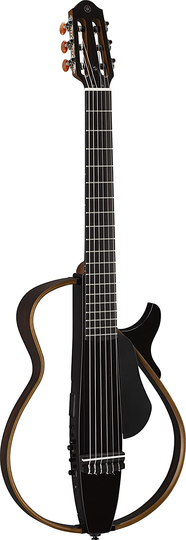 Yamaha SLG200N Silent Guitar Nylon - läpikuultava Black