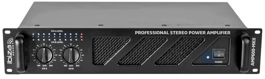 Ibiza AMP600-MKII tehovahvistin, 2 x 480W - IBIZA