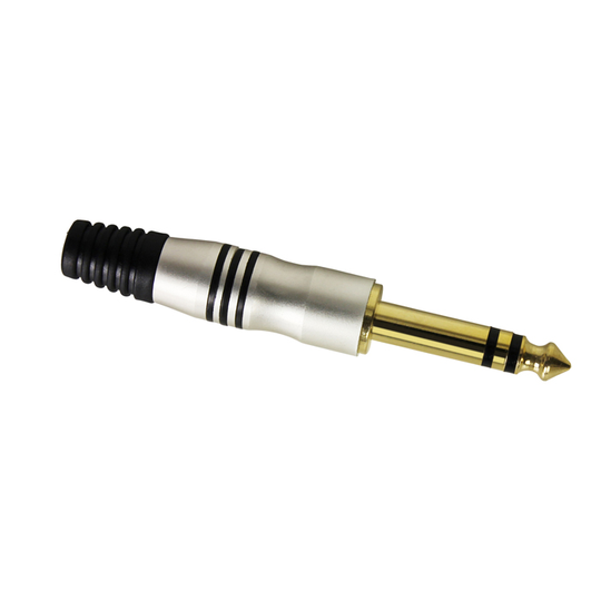 Kaapelin liitin 6,3 mm:n pistorasia Stereo Gold - Adam Hall