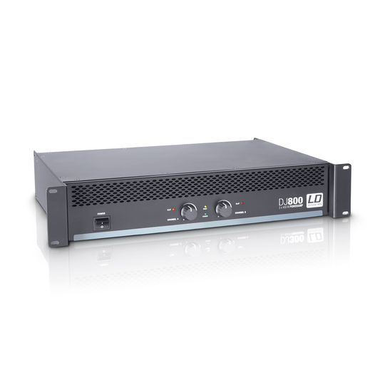 LD Systems DJ 800 vahvistin 2x240W 8 Ohm