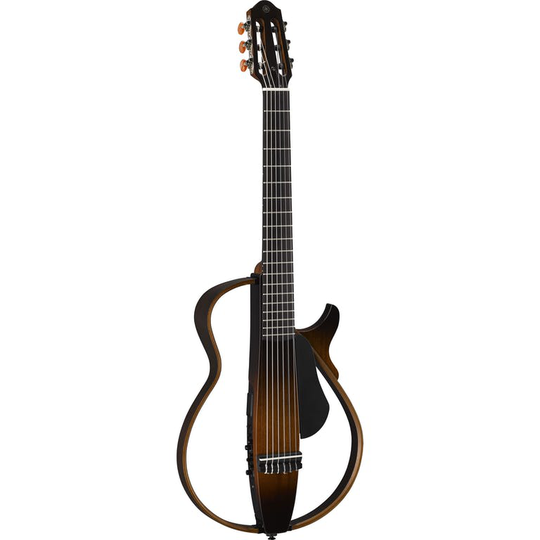 Yamaha SLG200N Silent Guitar Nylon - Tobacco Ruskea Sunburst