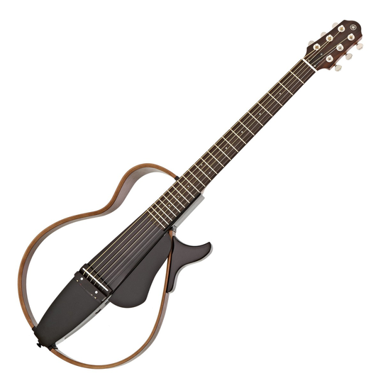 Yamaha SLG200S Hiljainen teräskitara - läpikuultava Black