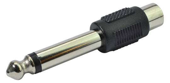 RCA-naaras 6,3 mm:n monojakkiin sovitin - Cobra