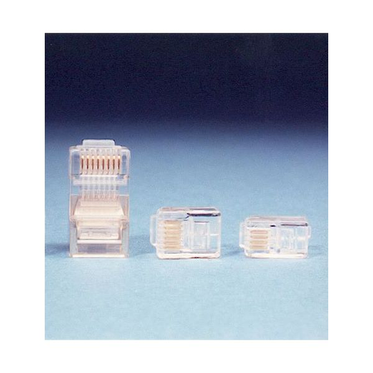 Intronics TD108 Modulaariiliitin RJ45, UTP, 8/8, litteälle kaapelille, 25 kpl