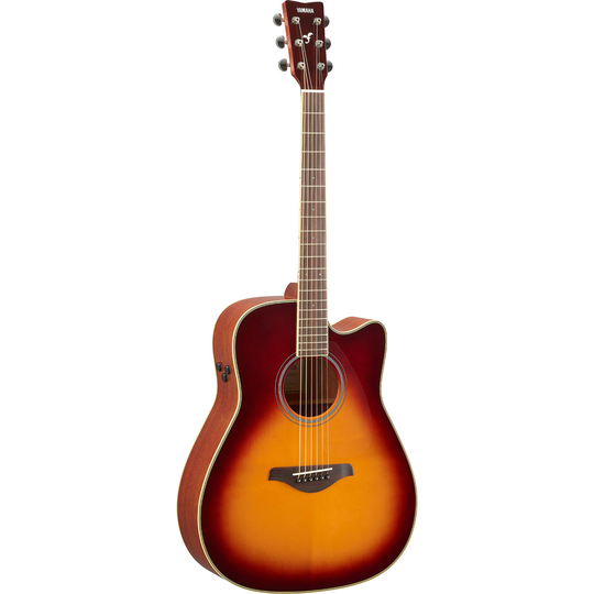 Yamaha FGC-TA TransAcoustic Western Guitar (Brown Sunburst)