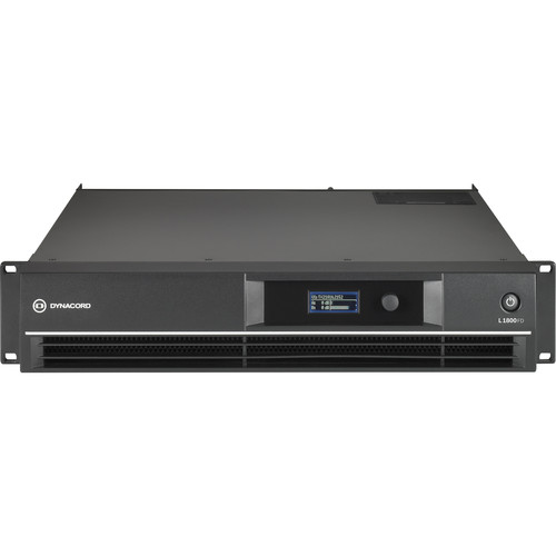 Dynacord L1800FD-vahvistin, jossa on 2x950W ja DSP -