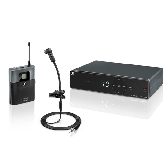 Sennheiser XSW 1-908 Langaton mikrofoni puhallinsoittimelle (taajuusalue GB: 606-630 MHz)