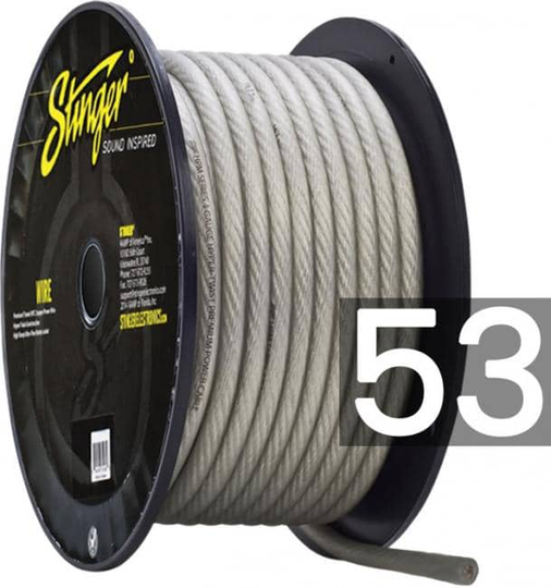 Stinger 53mm² virtakaapeli, kirkas
