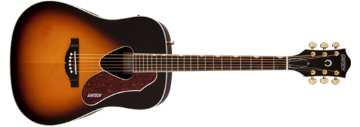 Gretsch G5024E Rancher Dreadnaught Semi-akustinen (Sunburst)